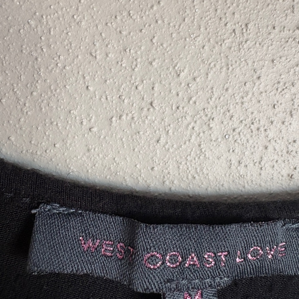 $1.00 🎉West Coast Love Black Tank Top - Picture 2 of 2